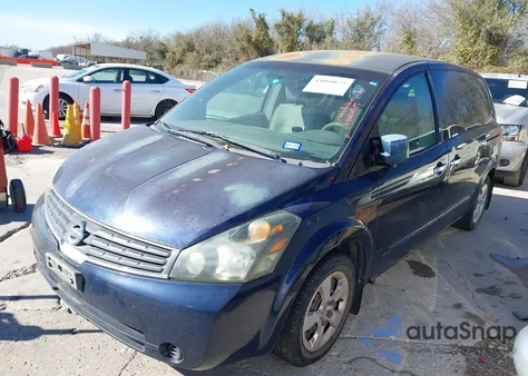 2007 Nissan Quest 3.5 from USA, damaged, VIN 5N1BV28U07N135680
